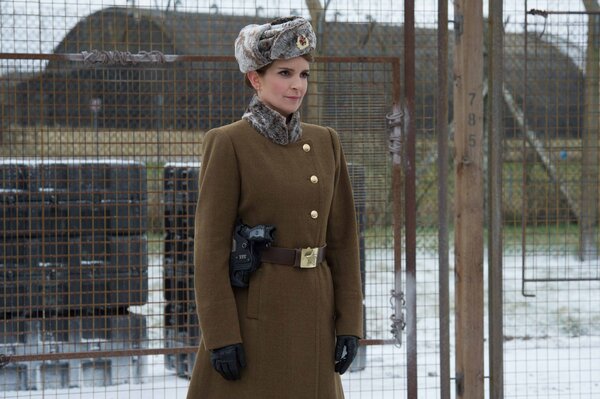 Tina Fey en uniforme militaire à la clôture