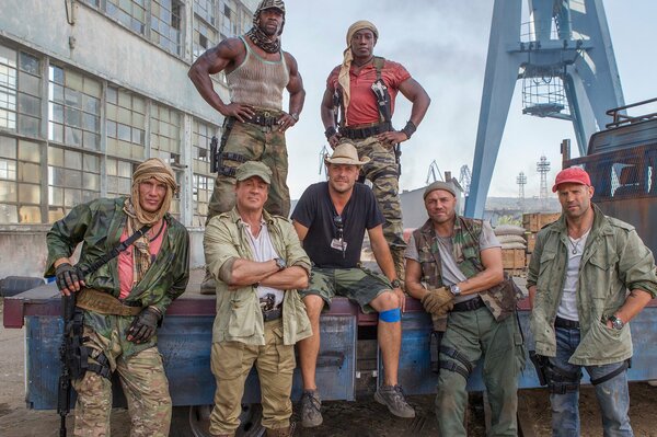 Acteurs du film les Expendables en un seul coup