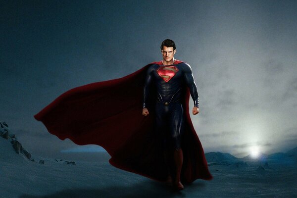 Clark Kent en costume de Superman