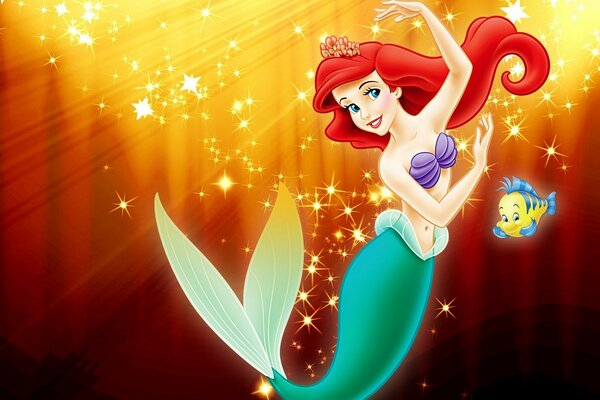 Cartoon Disney Die kleine Meerjungfrau Ariel