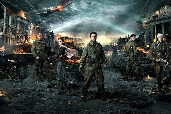 A picture from the film Stalingrad from the war