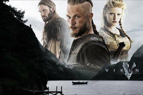 Heroes of the historical series Vikings