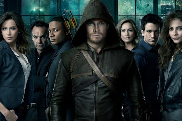 Arrow Screensaver acteurs ensemble