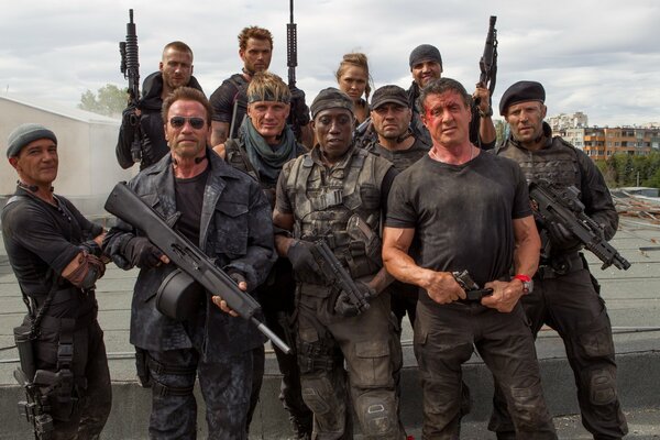 Tous les Expendables 3 dans une image