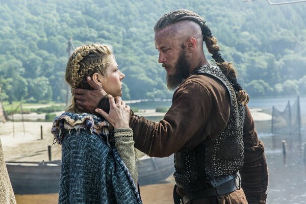 A shot from the historical series Vikings