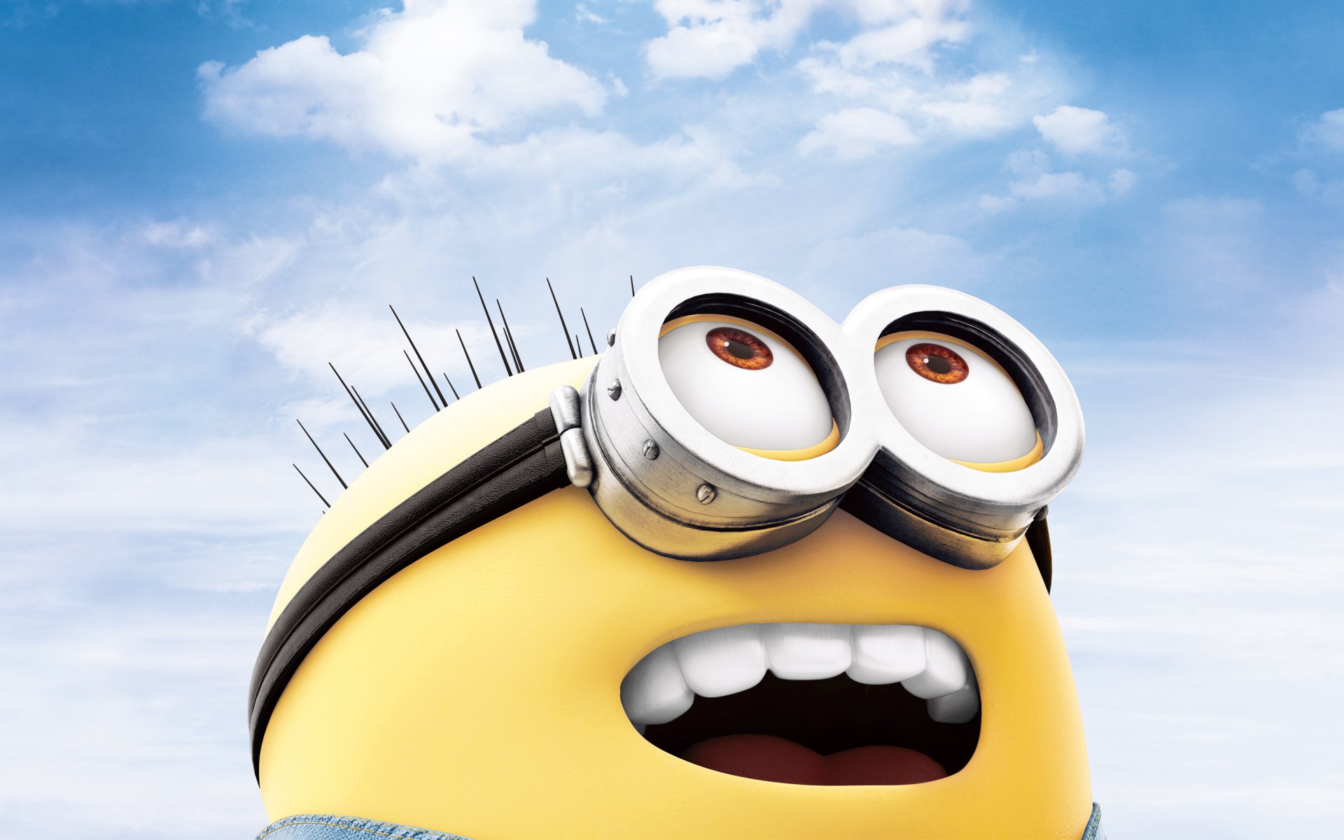 despicable me 2 minion nube cielo