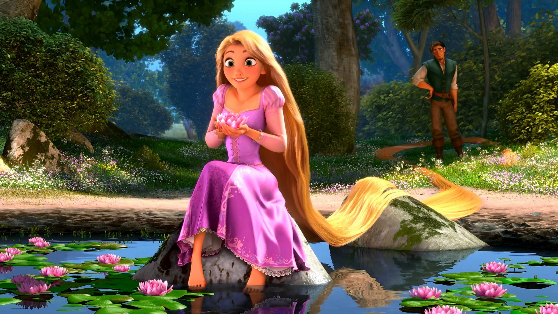 rapunzel: una historia enredada rapunzel nenúfares