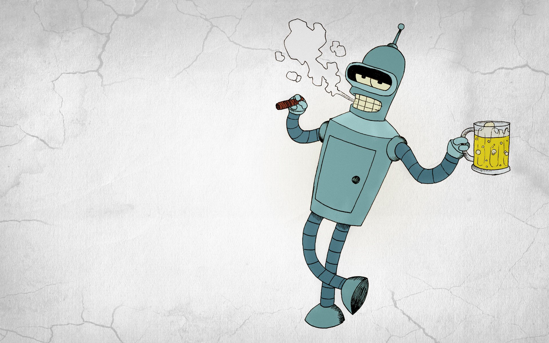 futurama bender bender bend rodriguez robot sigaro fumo