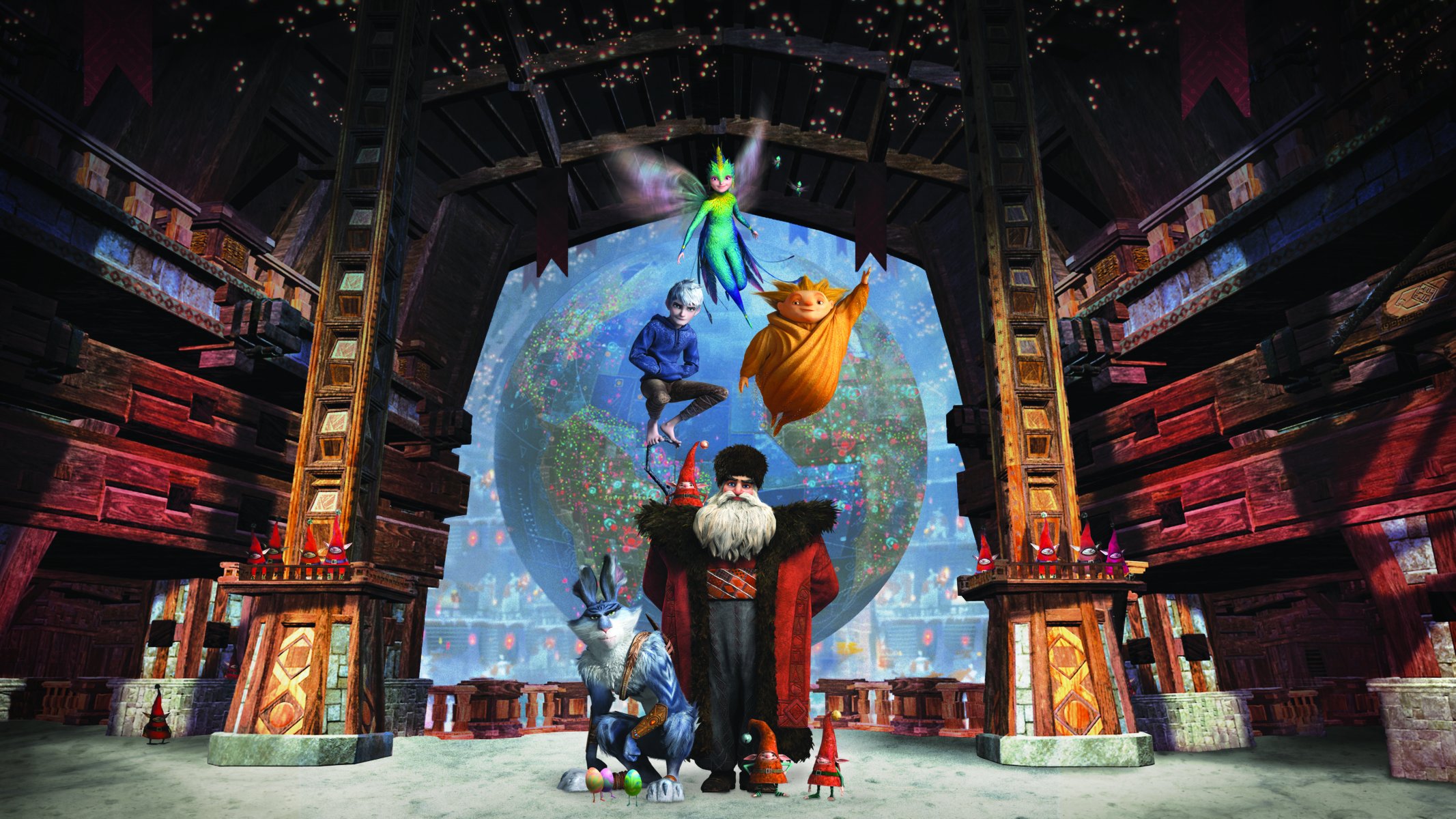 keepers of dreams frost jack santa claus easter bunny tooth fairy sandman fantasy cartoon dreamworks new year 2013