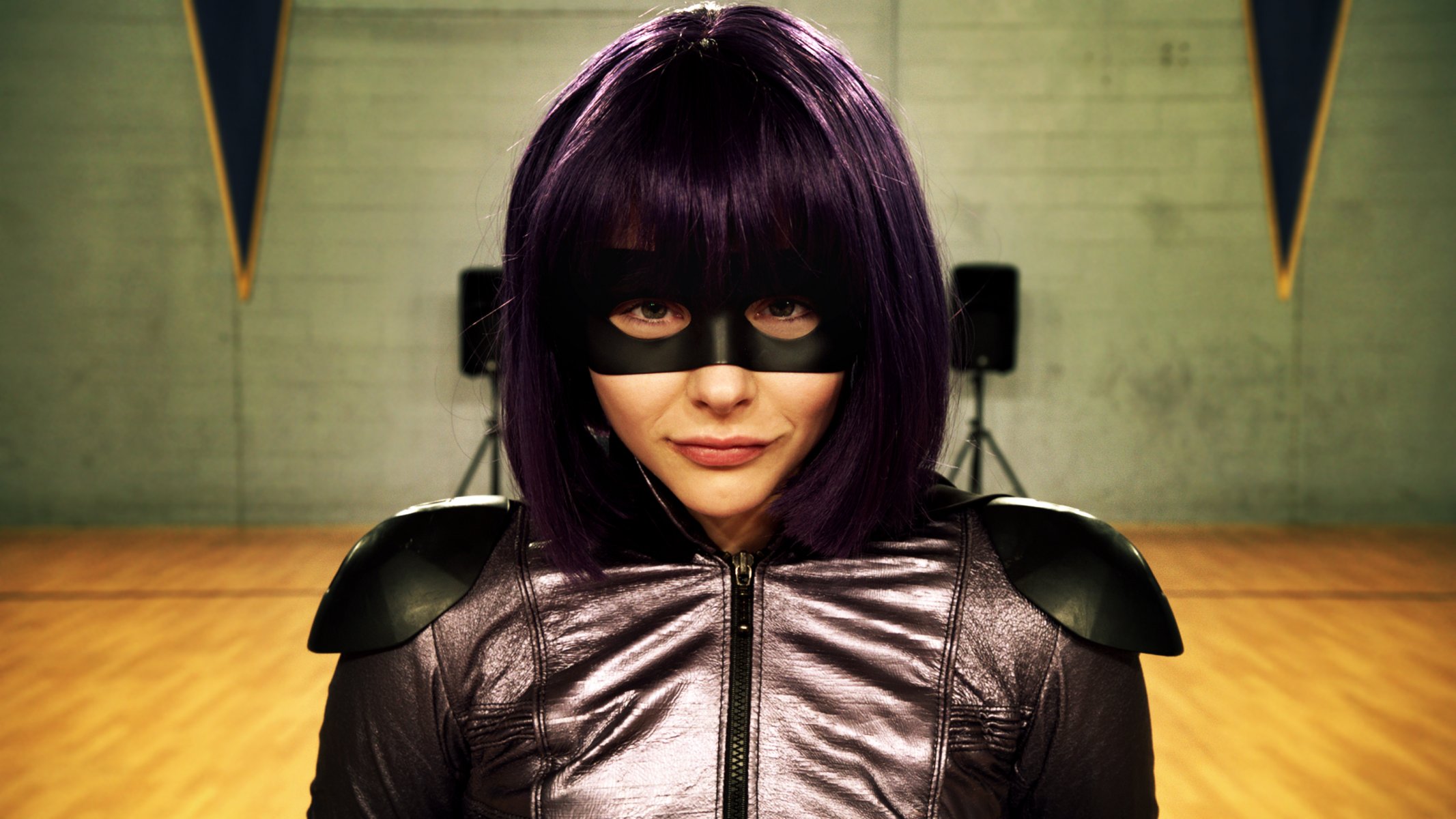 patada en el culo 2 chloe moretz asesino hit-girl película comedia parodia máscara chica actriz