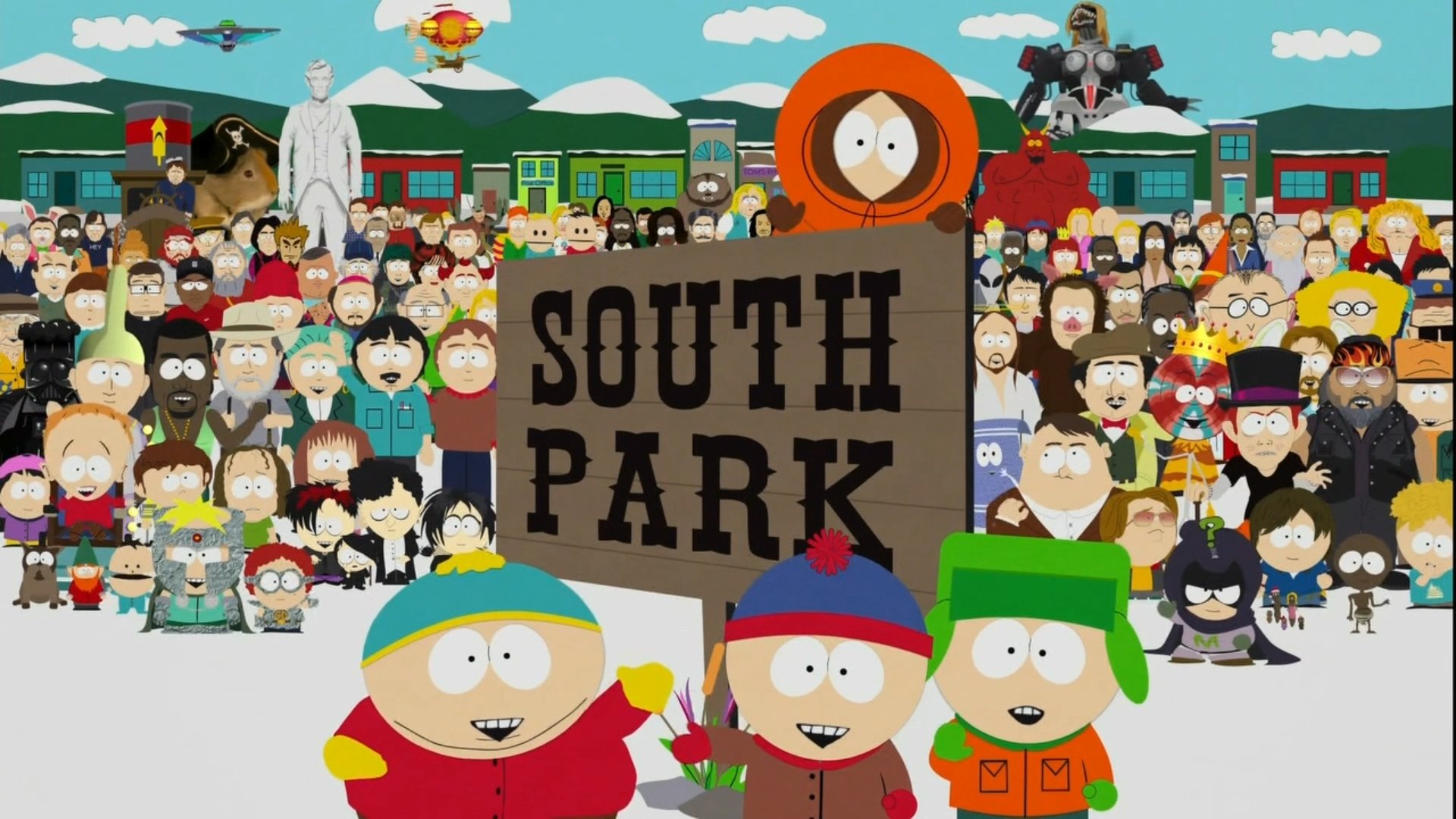 south park wygaszacz ekranu cartman kenny