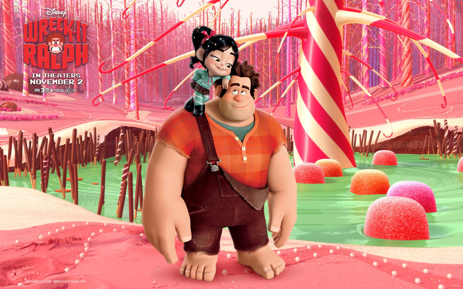 movies cartoon ralph girl bright background wallpaper