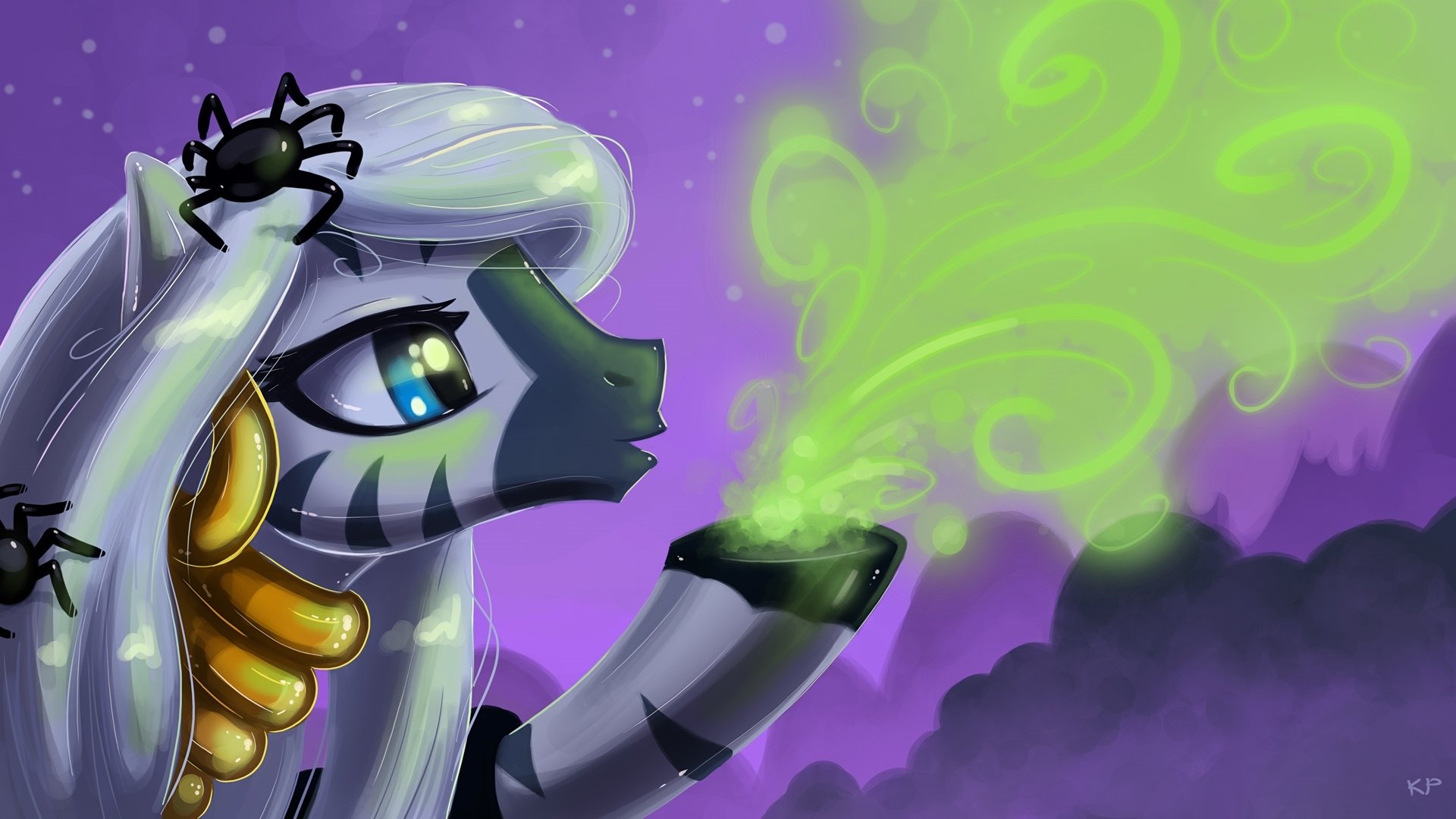 mein kleines pony pony zecora pulver spinne halloween autor kp-shadowsquirrel