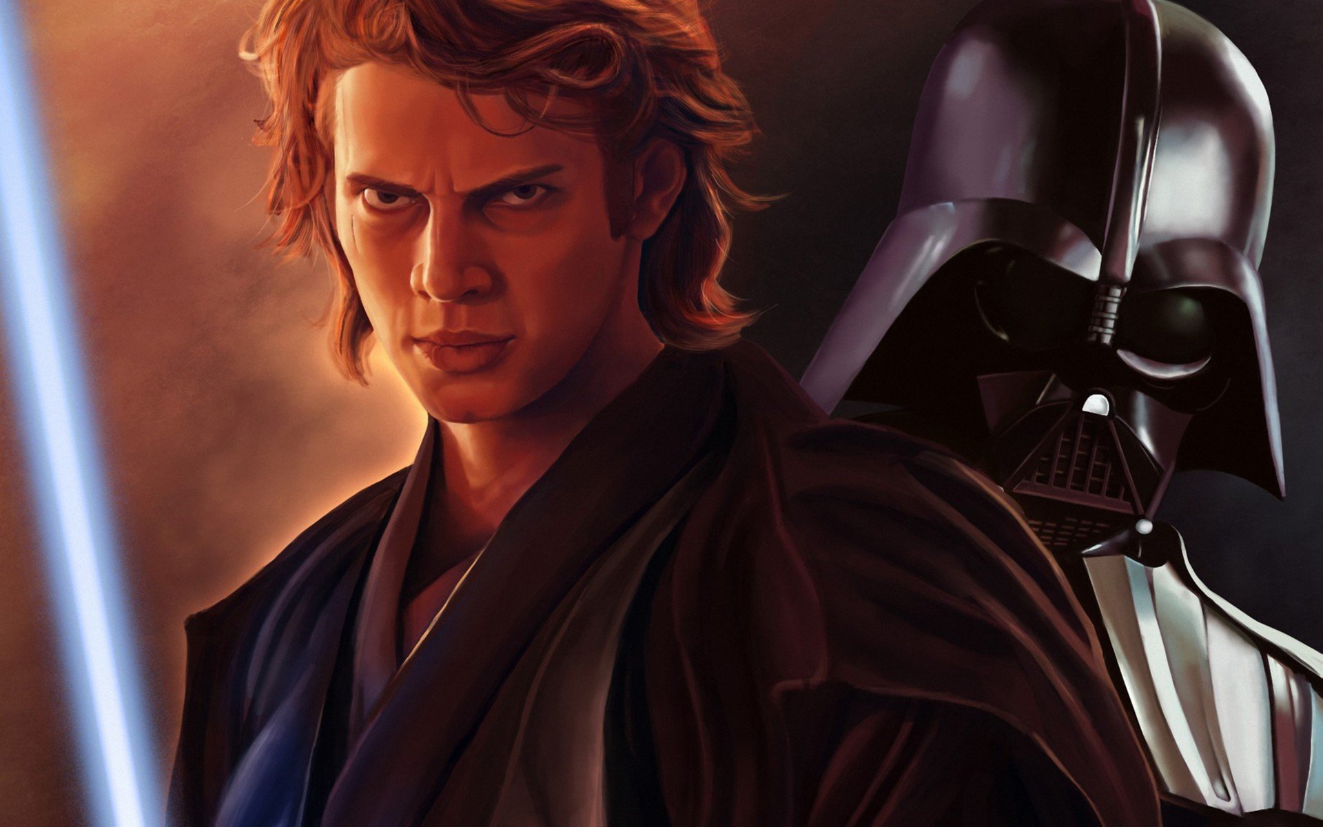 gwiezdne wojny hayden christensen anakin skywalker anakin darth veider miecz świetlny metal hełm