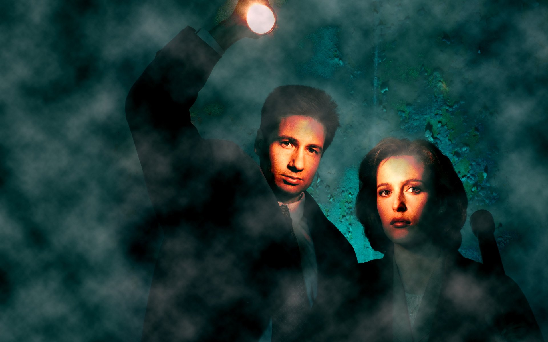 gli x-files gli x files gillian anderson david duchovny torce elettriche