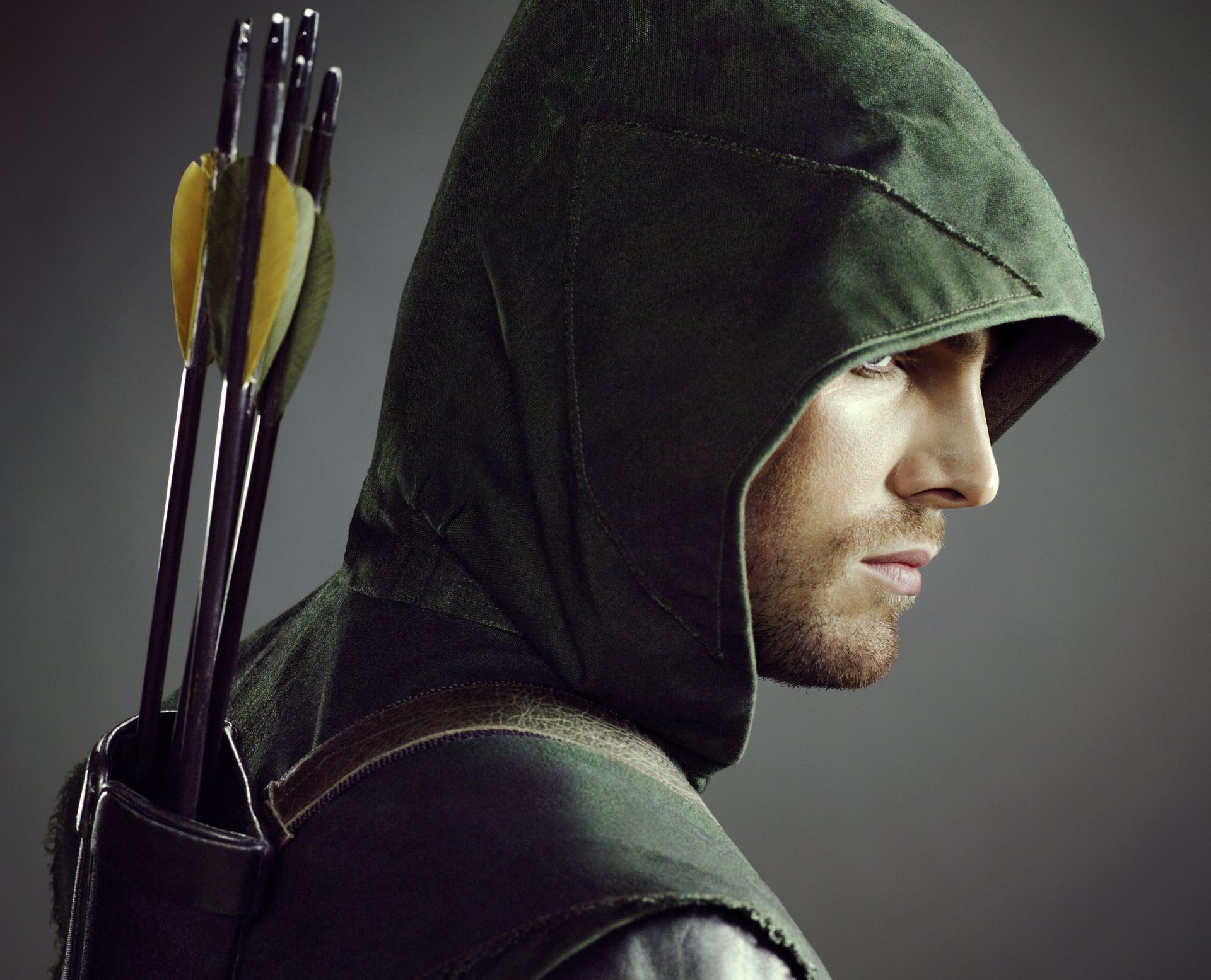 arrow arrow tv series oliver queen actor amell stephen amell man profile face hood arrow