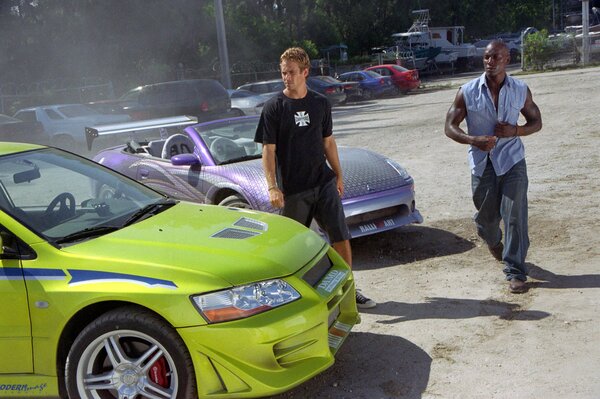 Actors from the legendary movie Double Fast and Furious