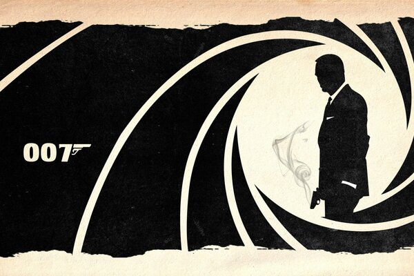 Screensaver from the James Bond movie