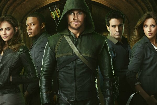 The main characters of the series green arrow