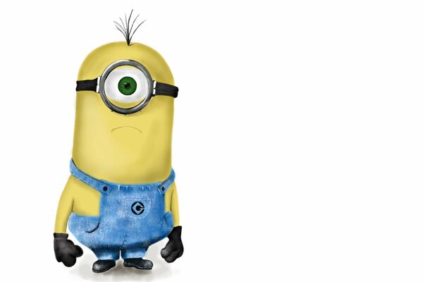 One-eyed minion from the cartoon Despicable Me