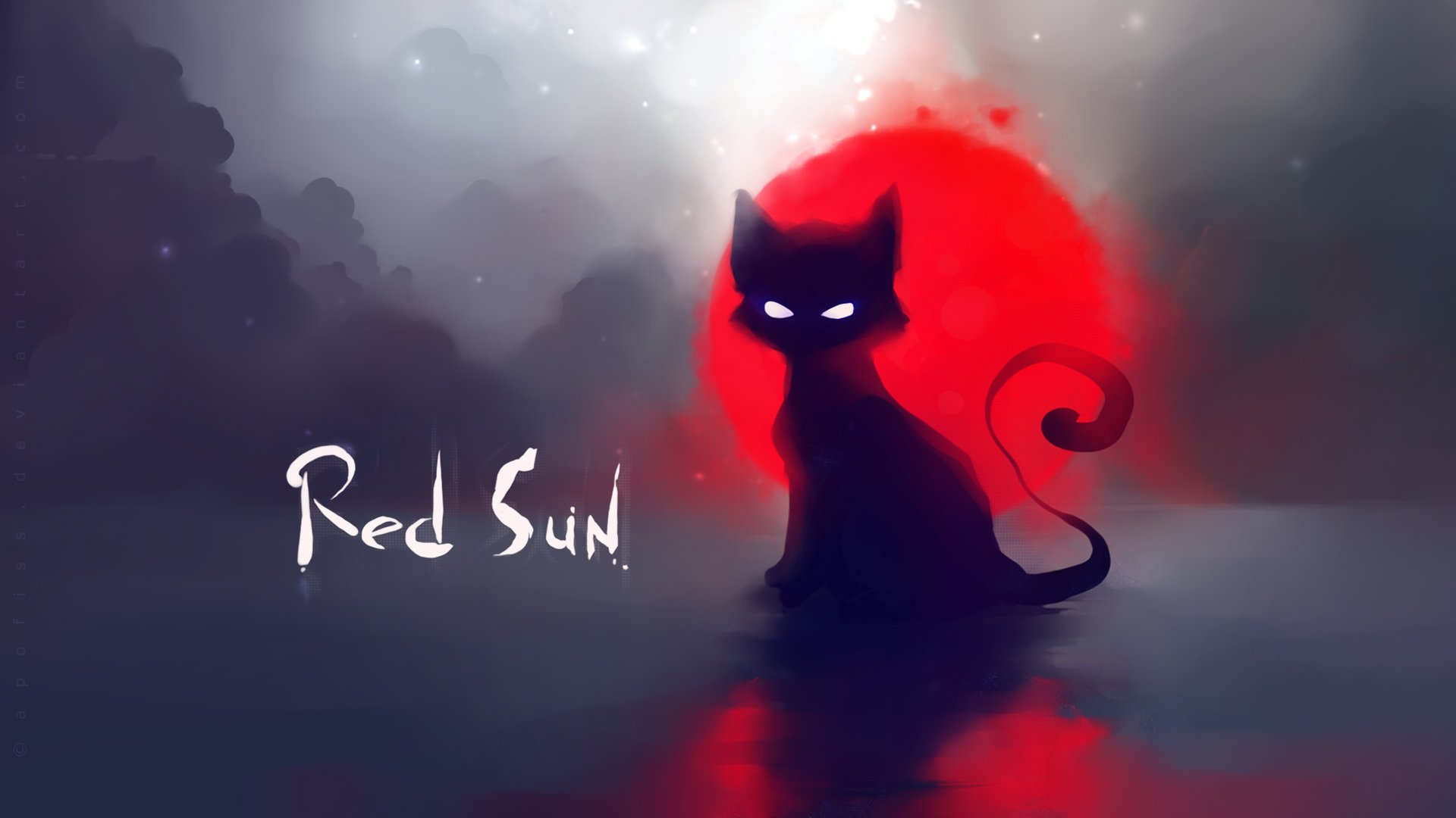 red sun cat apofiss deviantart