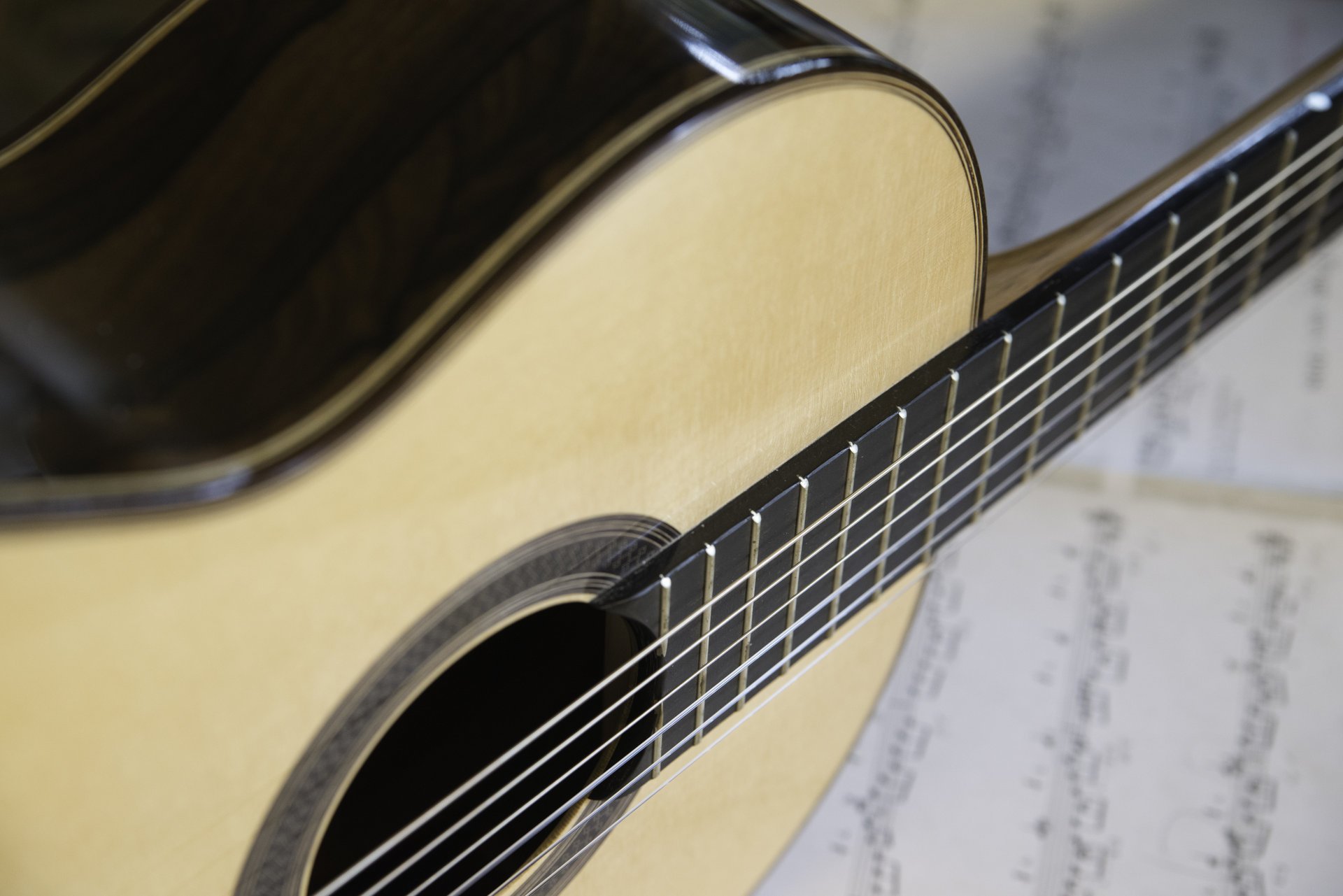 chitarra musica macro