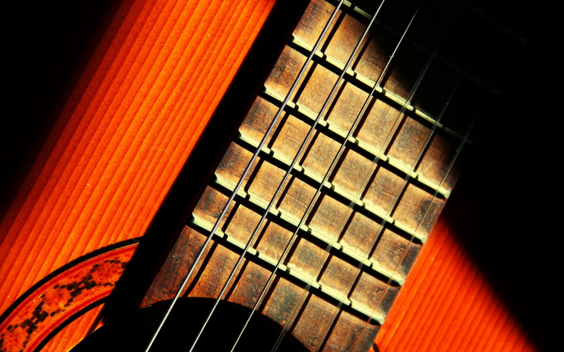 chitarra musica macro