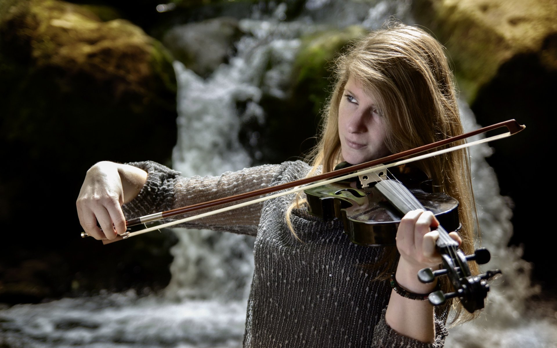 ragazza violino musica