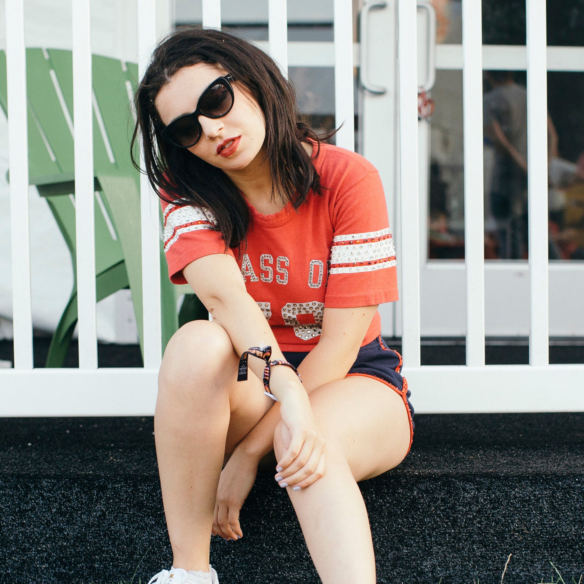 charlie xcx cantante sesión de fotos lollapalooza 2015