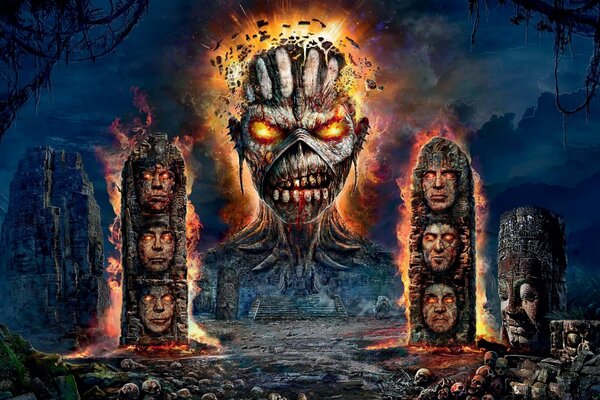 Iron maiden. Schwermetall. Ruine