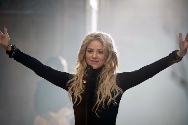 La chanteuse Shakira en concert