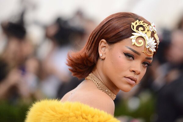 Singer Rihanna at the event girl