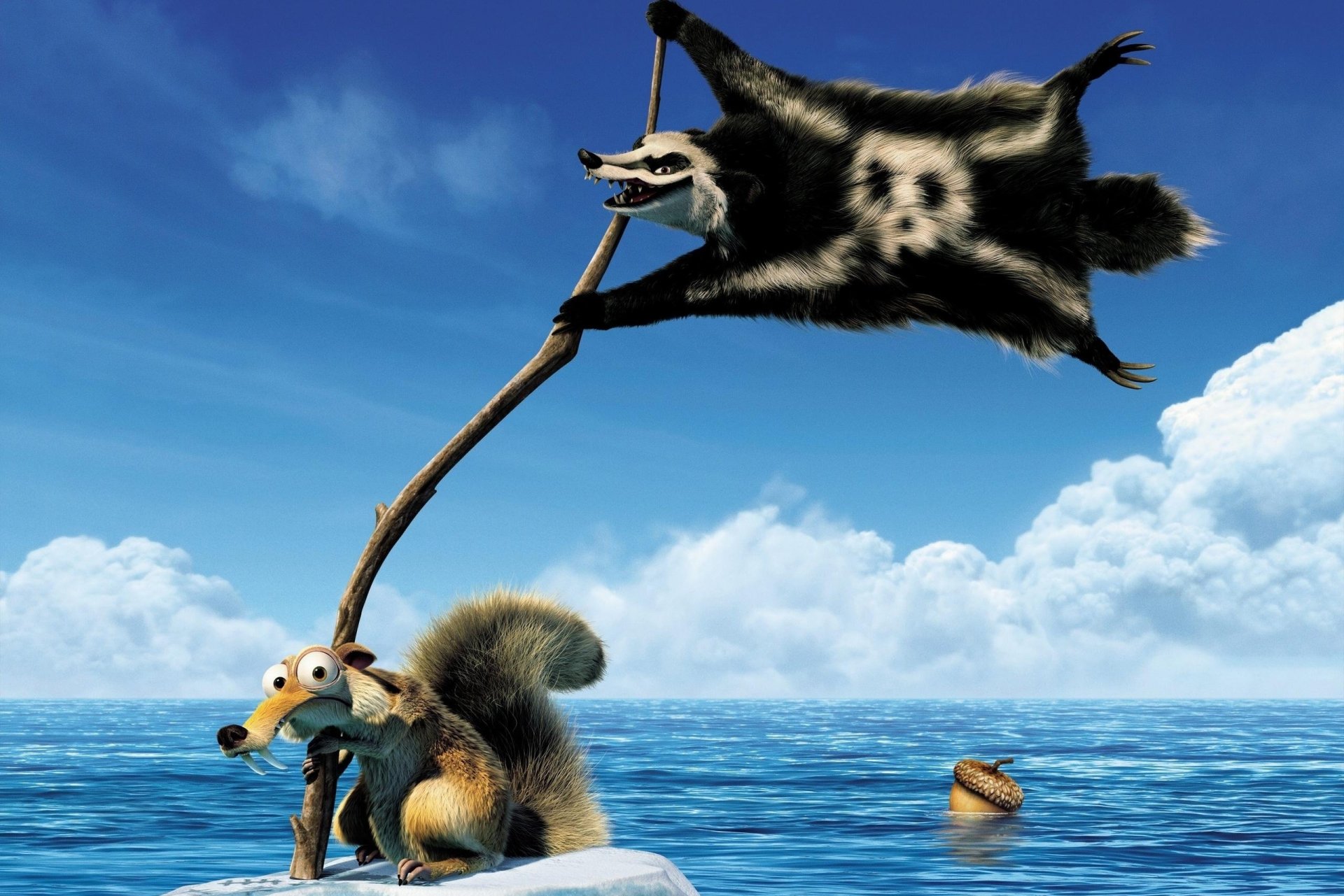 ice age protein next wolverine hanging tail fangs frame sea