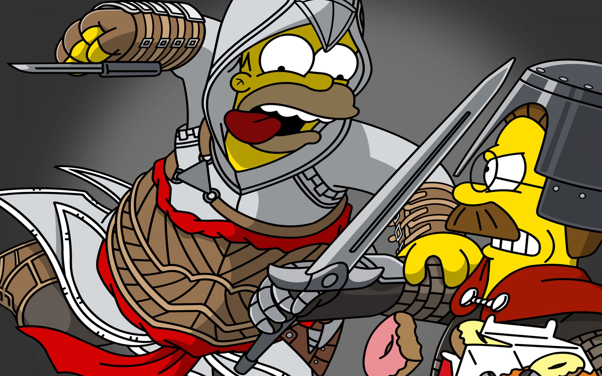 homer simpson assassin s creed ned flanders i simpson homer arte