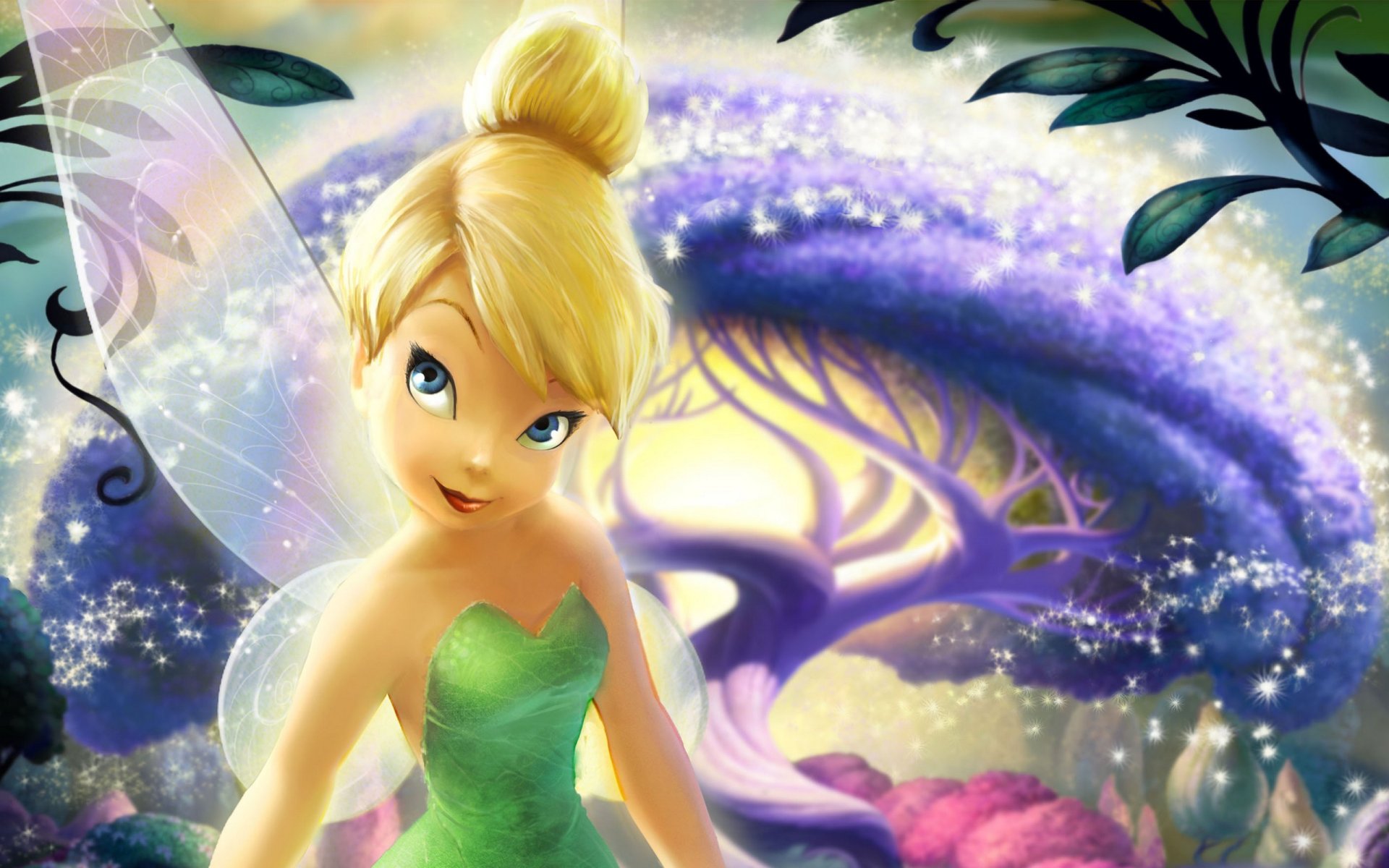 fée film tinker bell walt disney conte de fées magie arbre dessin animé clochette clochette fée blonde magie ailes forêt étincelles