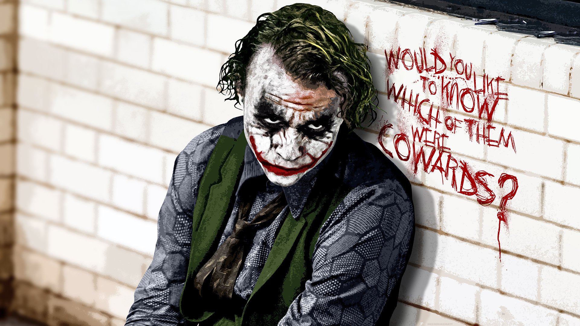 joker dunkler ritter heath ledger