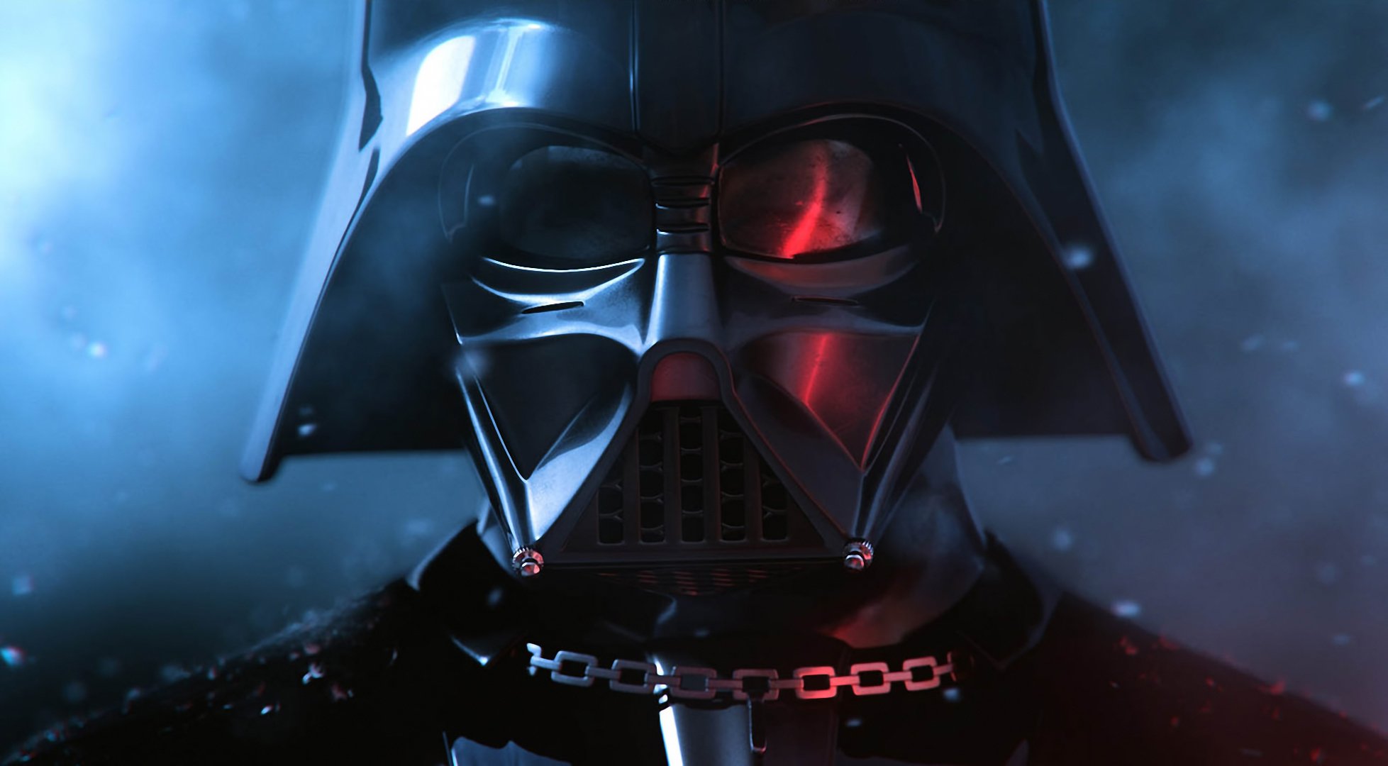 star wars darth vader máscara resplandor cadena