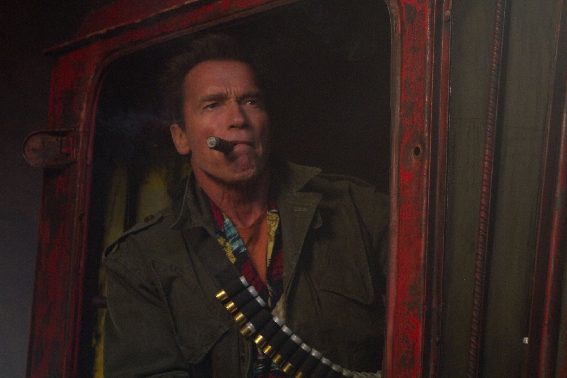 the expendables 2 arnold schwarzenegger grondaia uomo attore