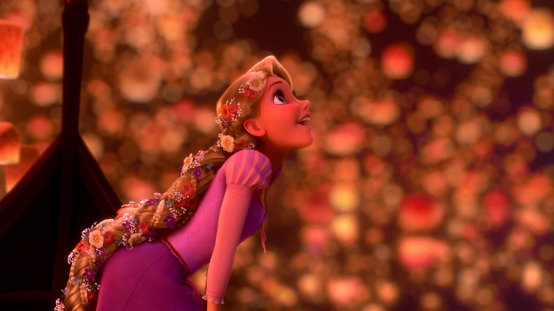 rapunzel: tangled rapunzel sogno torce elettriche