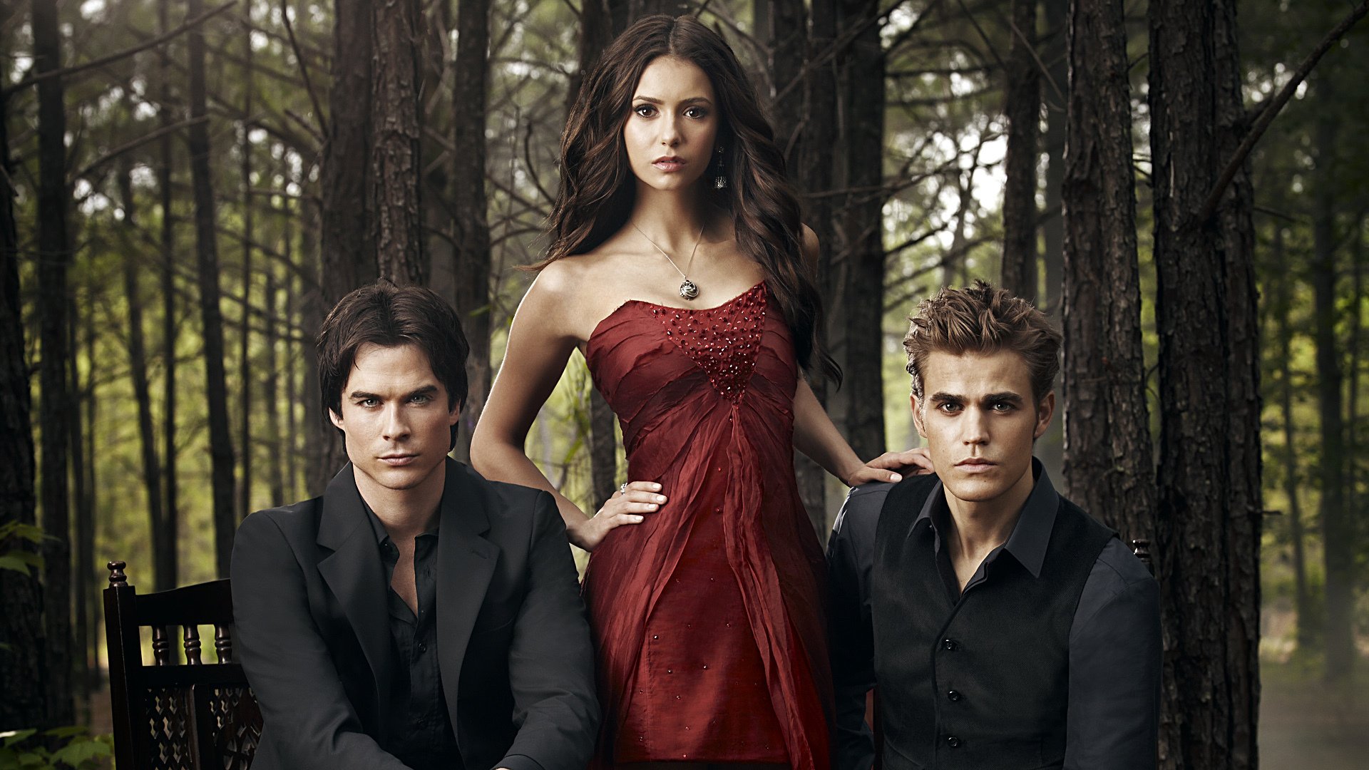 The Vampire Diaries TV series Nina Dobrev Elena Gilbert Paul Wesley Stefan Salvatore Ian Somerhalder Ian Somerhalder