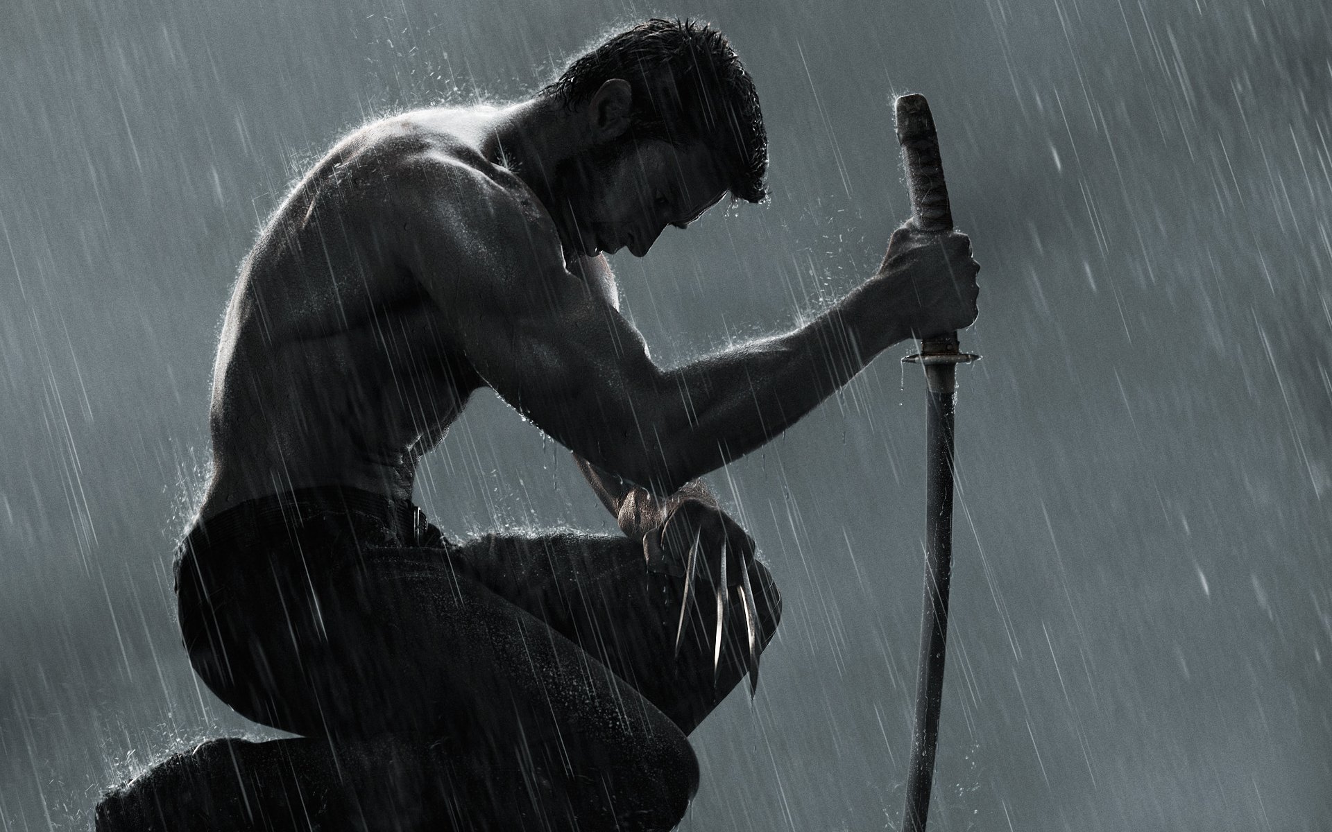 Wolverine: immortal wolverine rain sword sitting steel claw