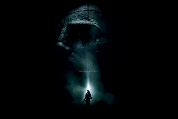 Poster of the science fiction film Prometheus