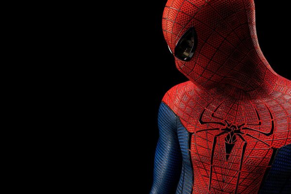 Picture of spider-man on a black background