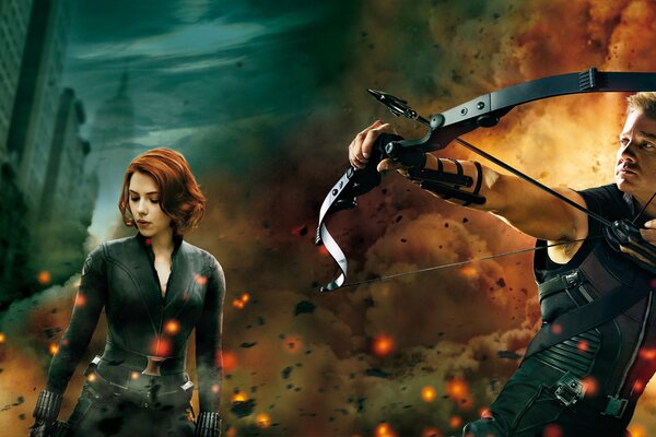 Avengers: BLACK Widow y Hawkeye