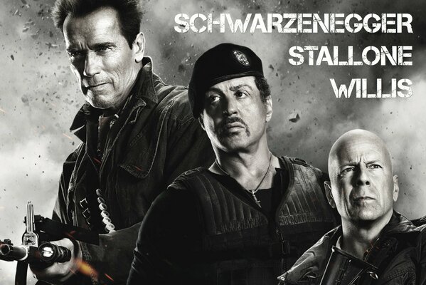 Poster mit den Protagonisten Expendables 2