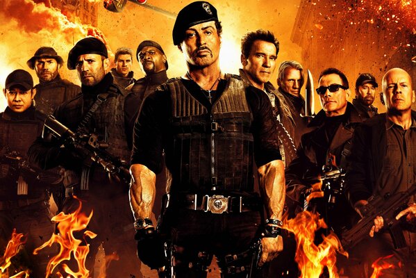 Les Expendables 2. Personnages du film