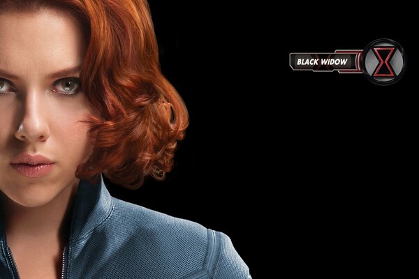 The girl from the Avengers. Black Widow