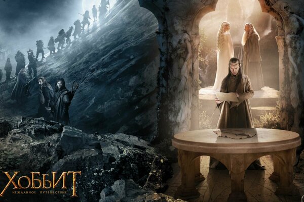 Hobbit, Elfi e nani sul post promozionale