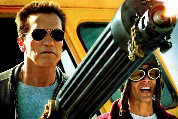 Arnold Schwarzenegger jako szeryf