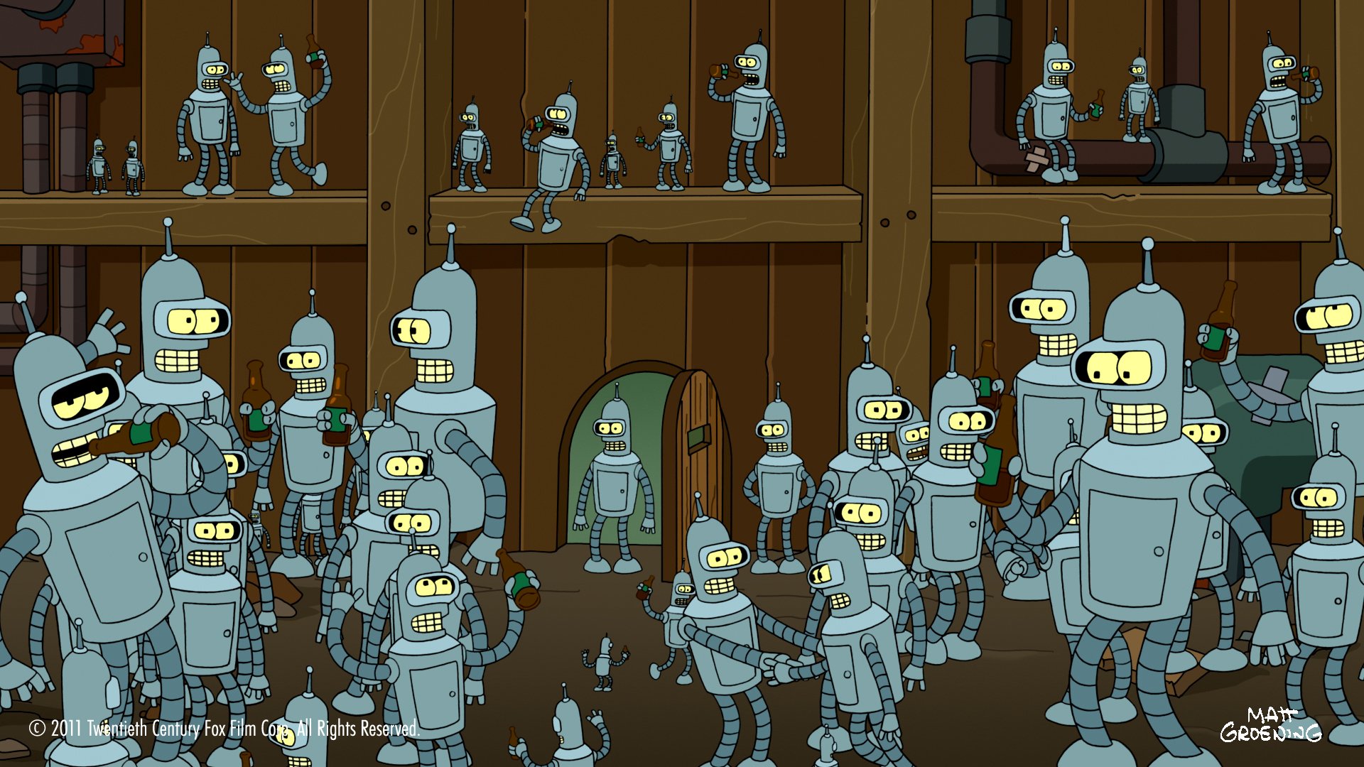 futurama bender planets expre